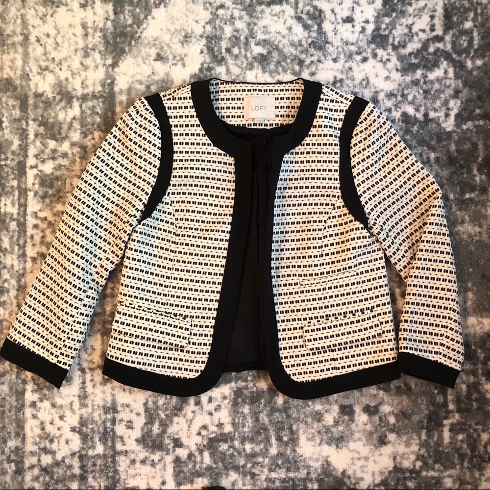 Ann Taylor Loft Cropped Jacket
